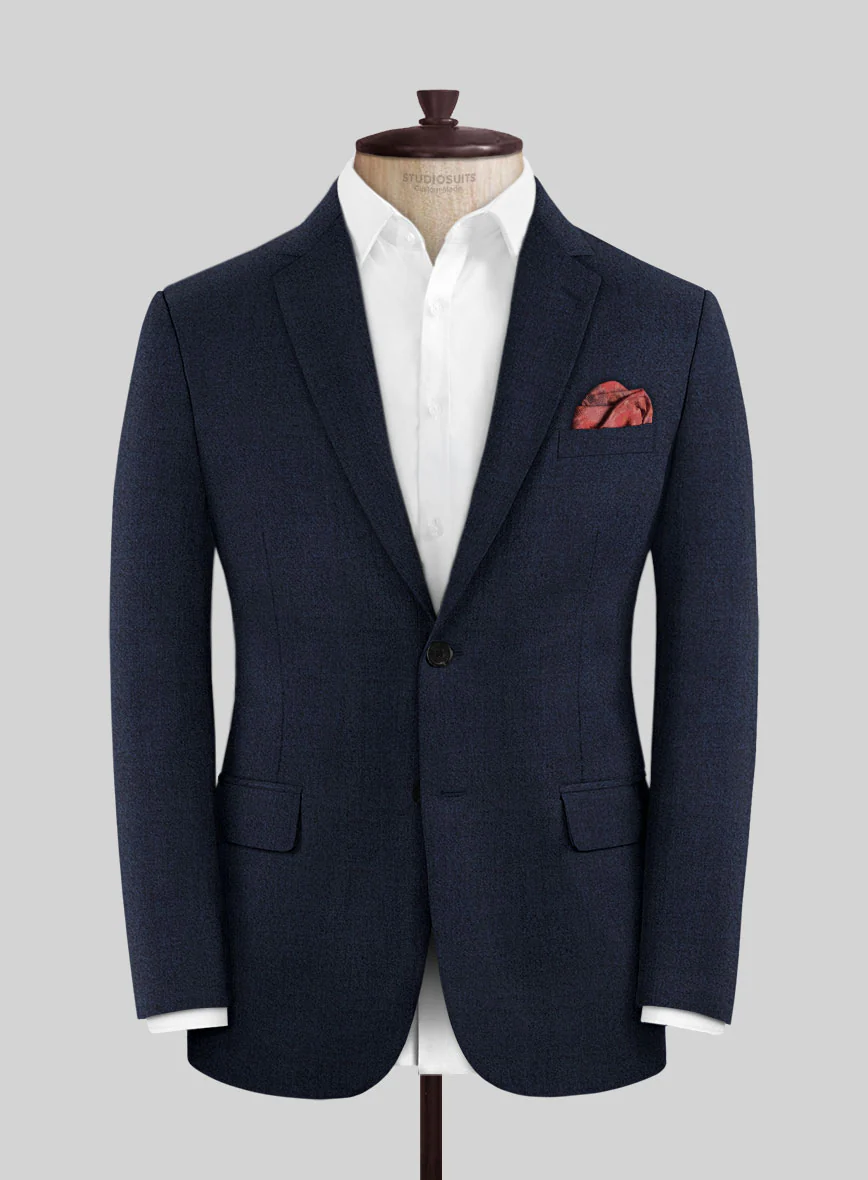 Scabal Sapphire Royal Blue Wool Jacket