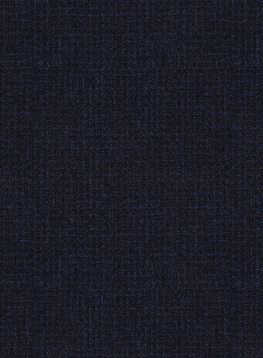 Scabal Sapphire Yaime Blue Wool Pants - Image 3