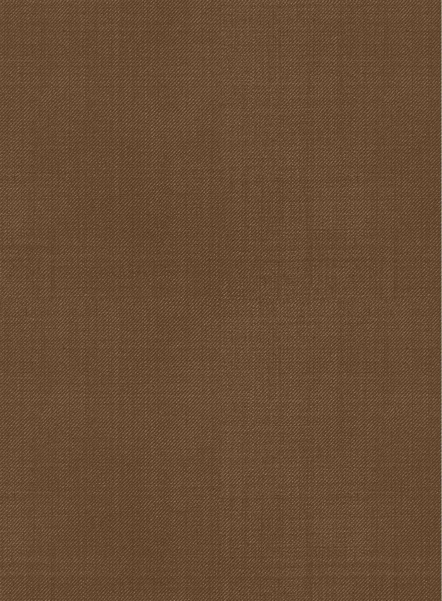 Scabal Sepia Brown Wool Pants - Image 3