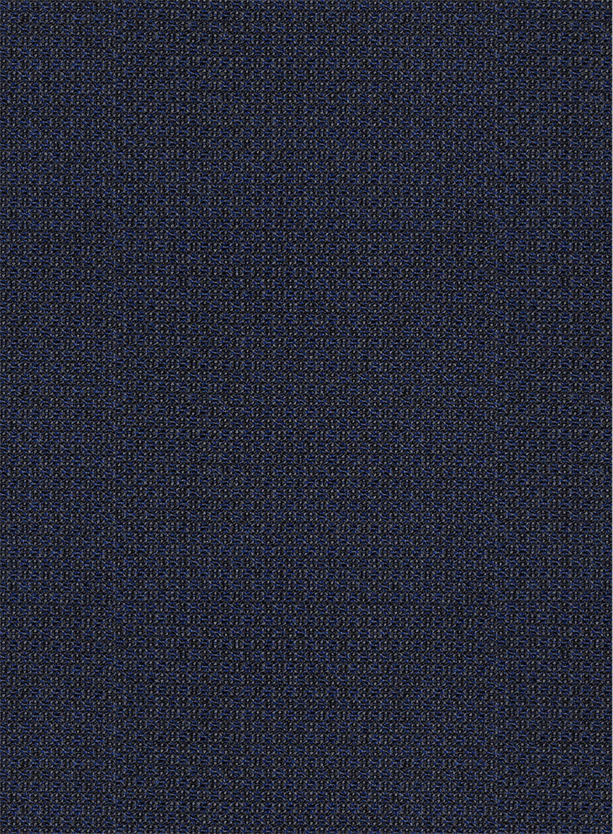 Scabal Tornado Floras Blue Wool Pants - Image 3