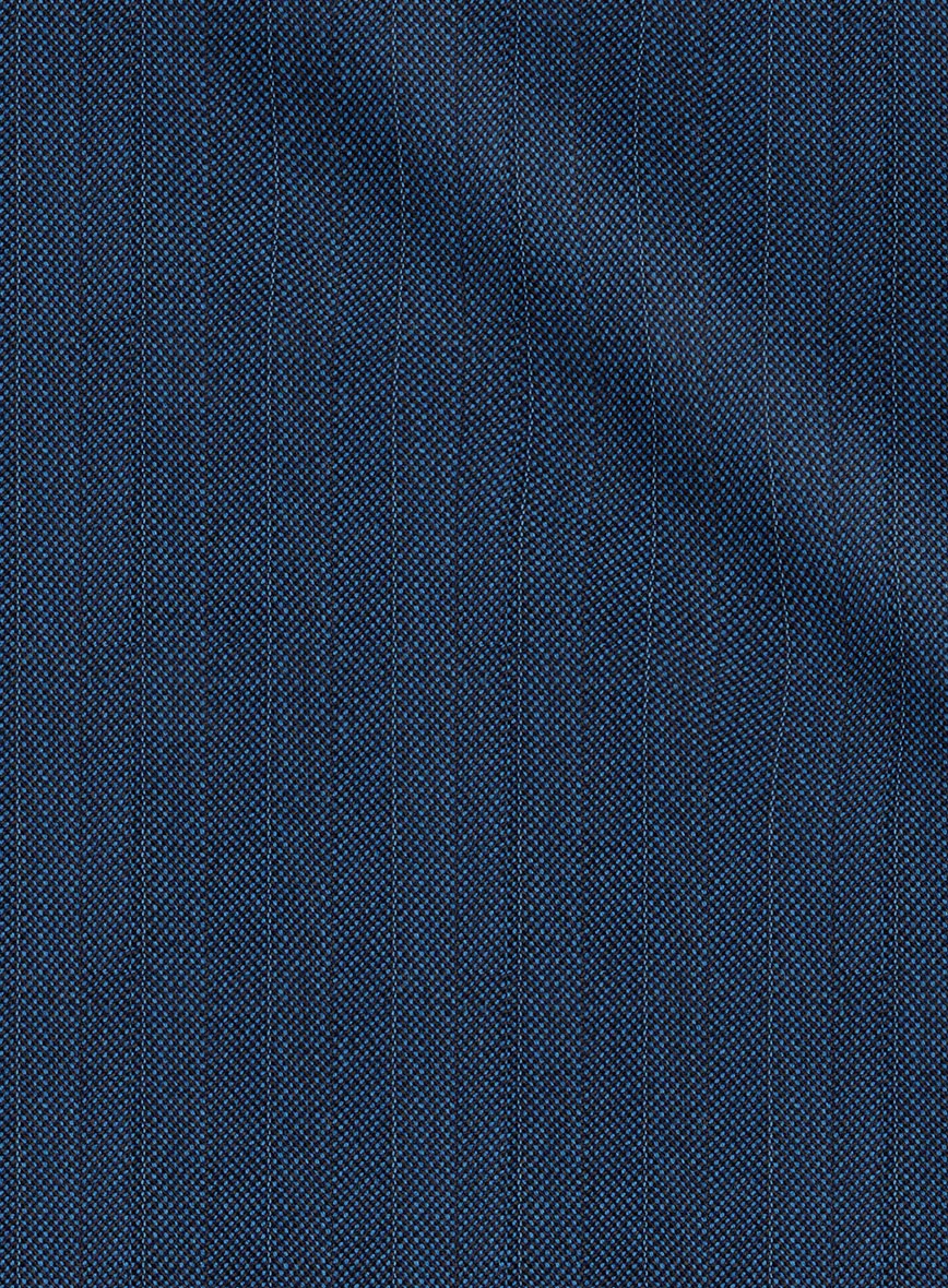 Scabal Tornado Herringbone Casa Blue Wool Jacket - Image 2