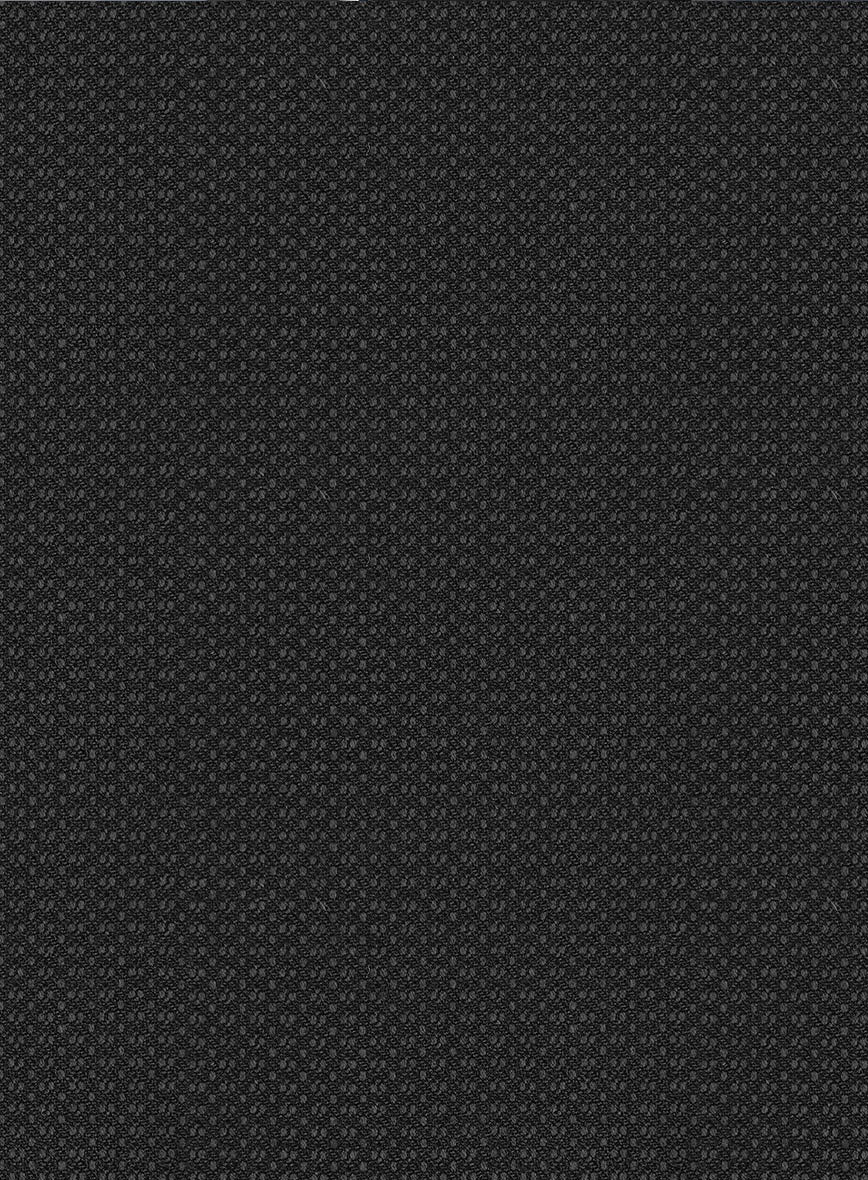 Scabal Tornado Olfoda Black Wool Suit - Image 6