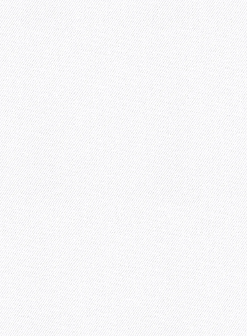 Scabal White Cotton Stretch Suit - Image 4
