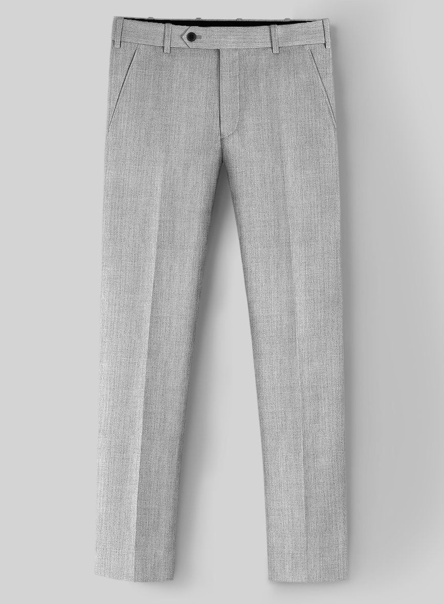 Scabal Worsted Light Gray Wool Suit - Image 5