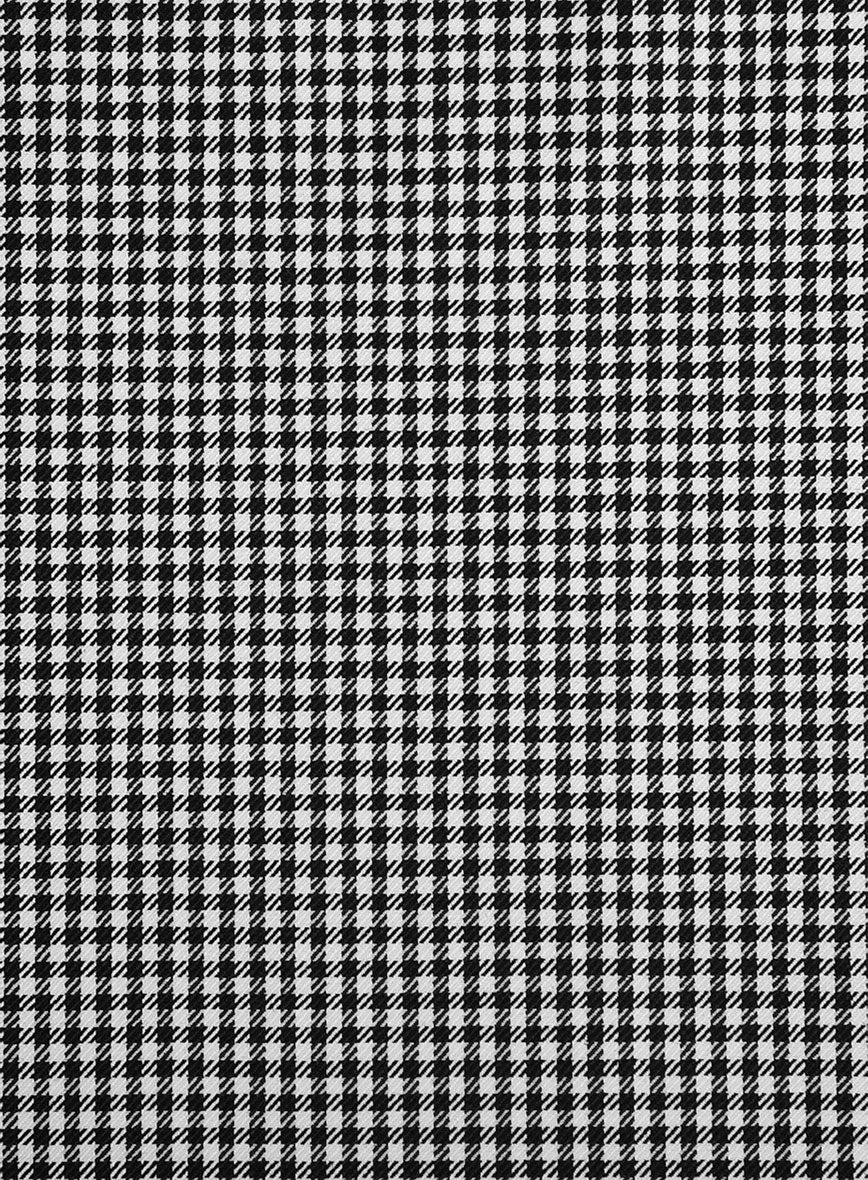 Shepherd's Plaid Wool Pants - Image 3