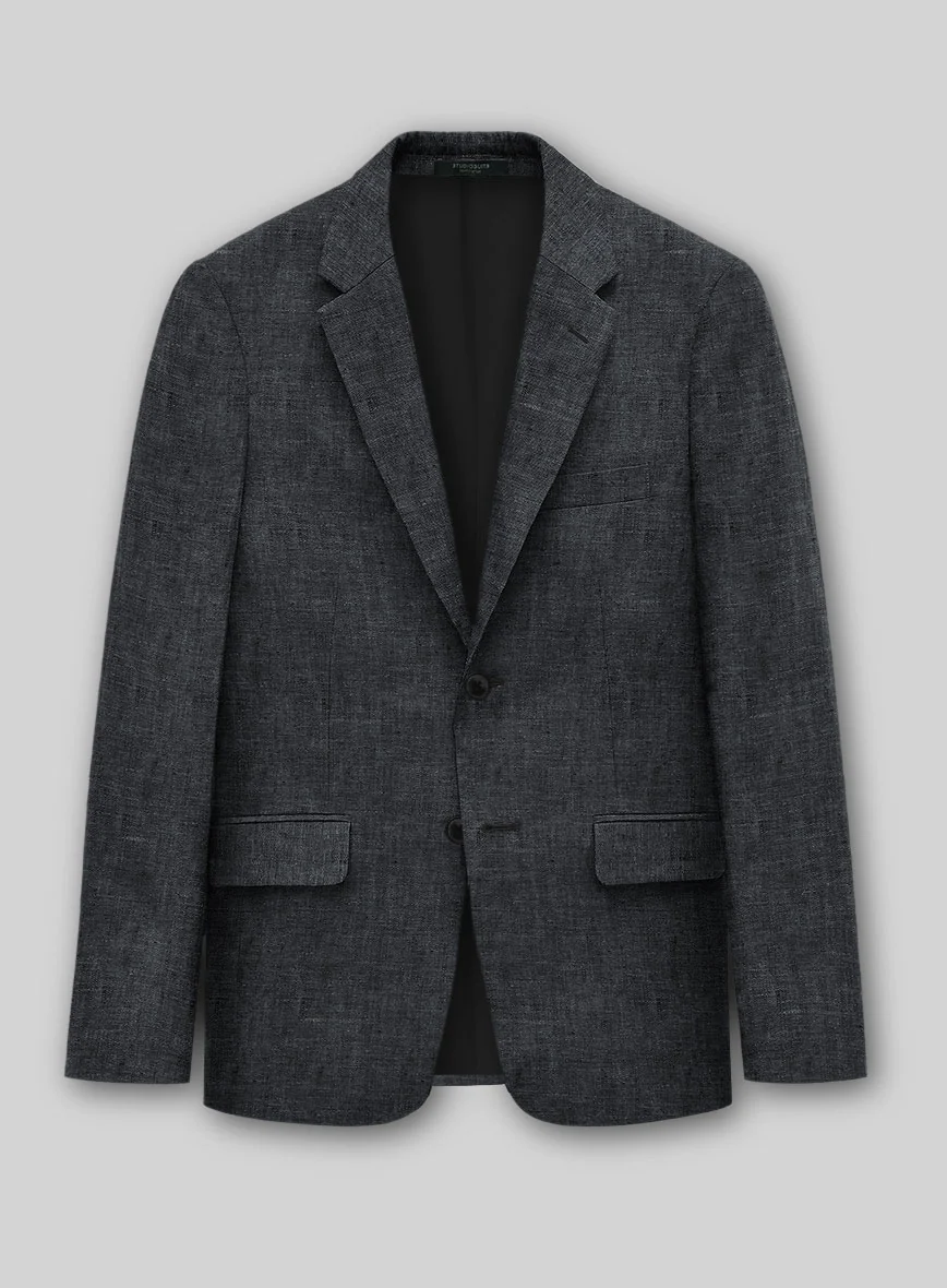 Slate Gray Linen Jacket