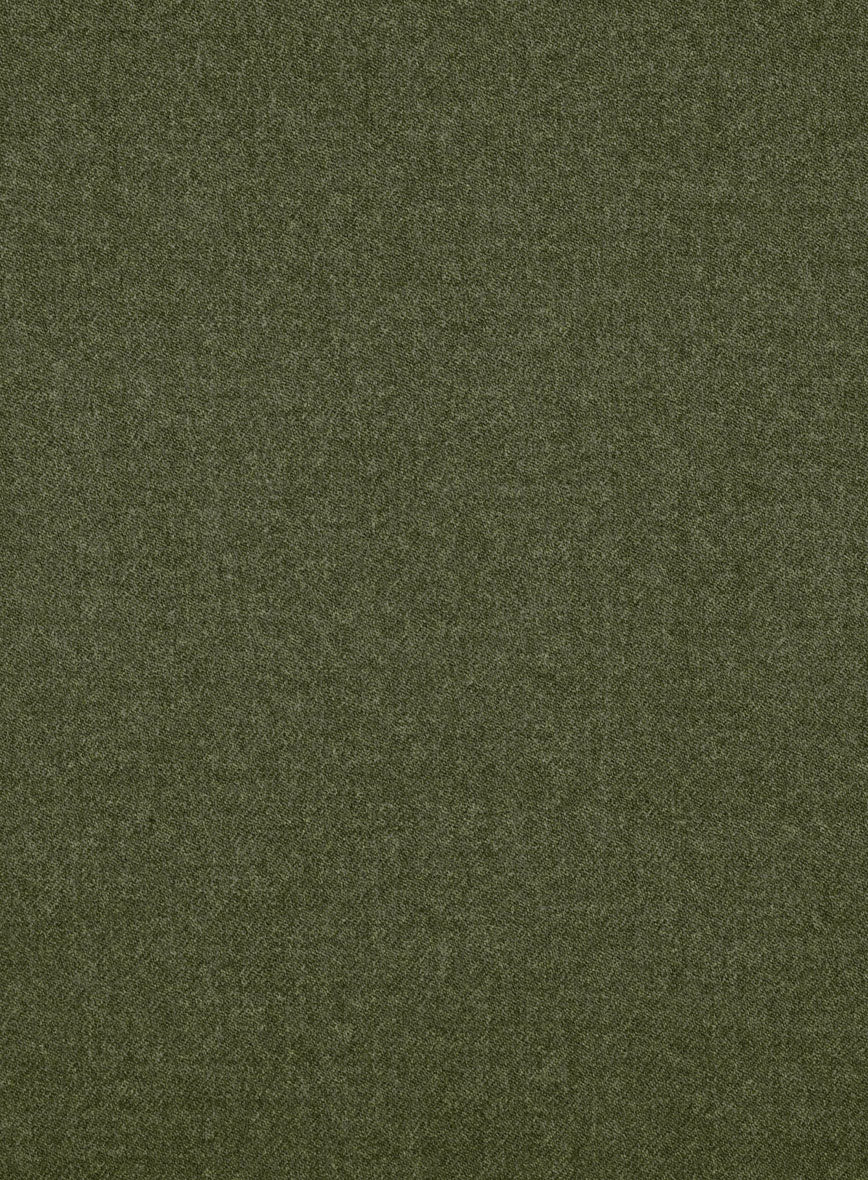 Slate Green Flannel Wool Jacket - Image 3
