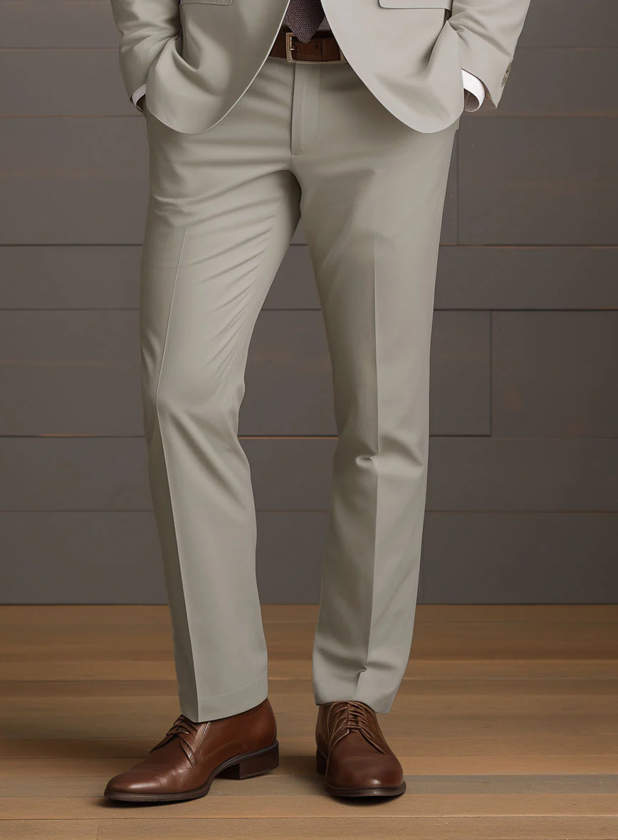 Slate Green Stretch Chino Pants