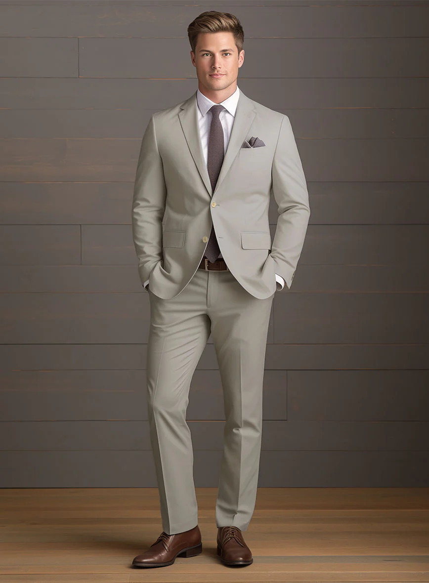 Slate Green Stretch Chino Suit