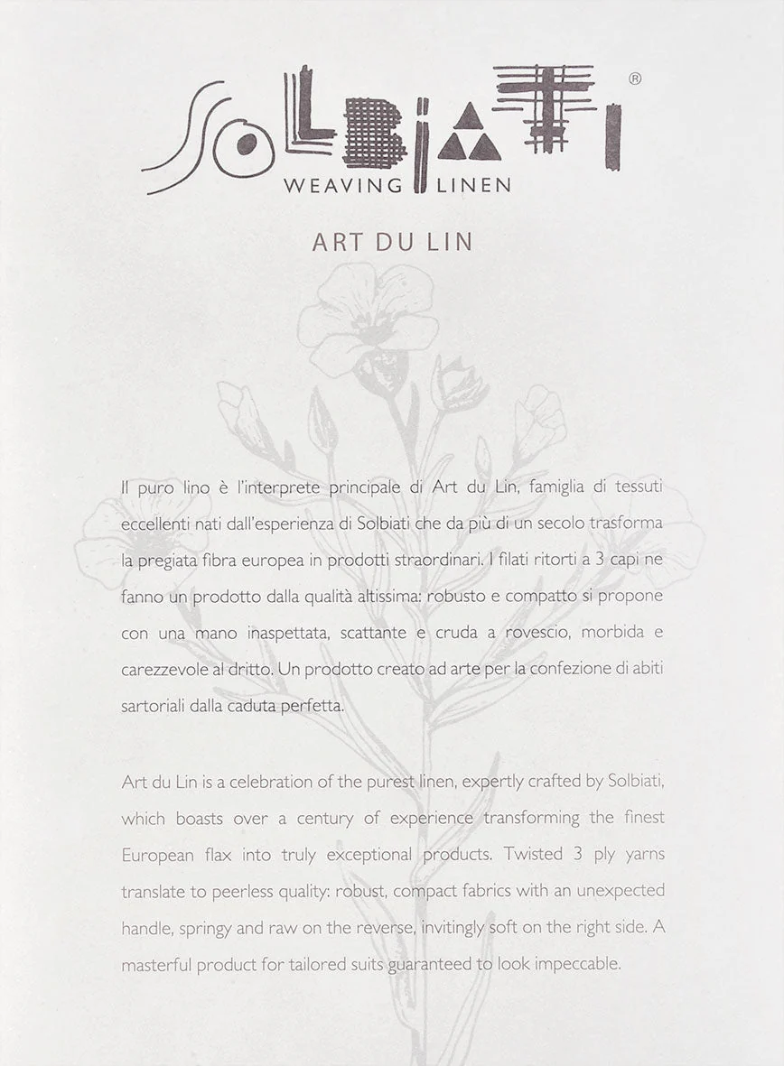 Solbiati Art Du Lin Green Linen Suit - Image 8