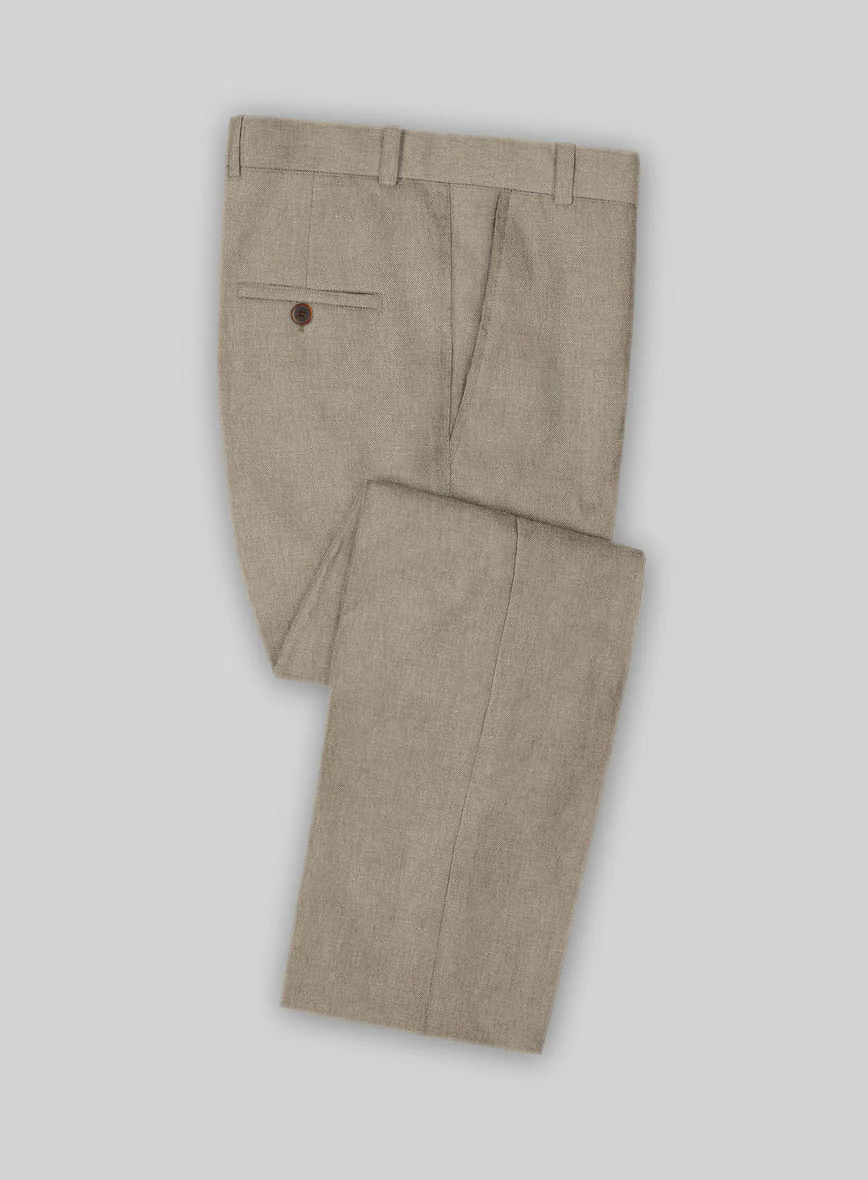 Solbiati Art Du Lin Hazel Brown Linen Suit - Image 4