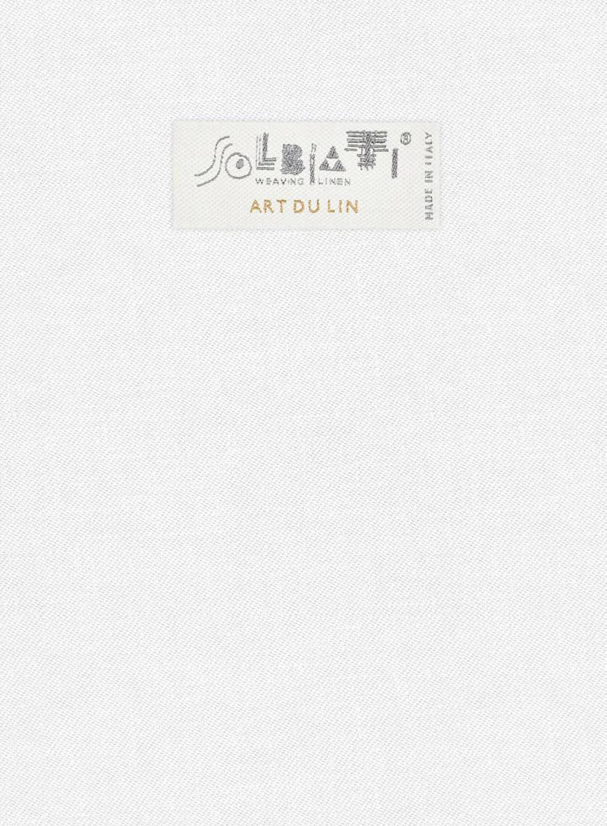 Solbiati Art Du Lin White Linen Jacket - Image 2