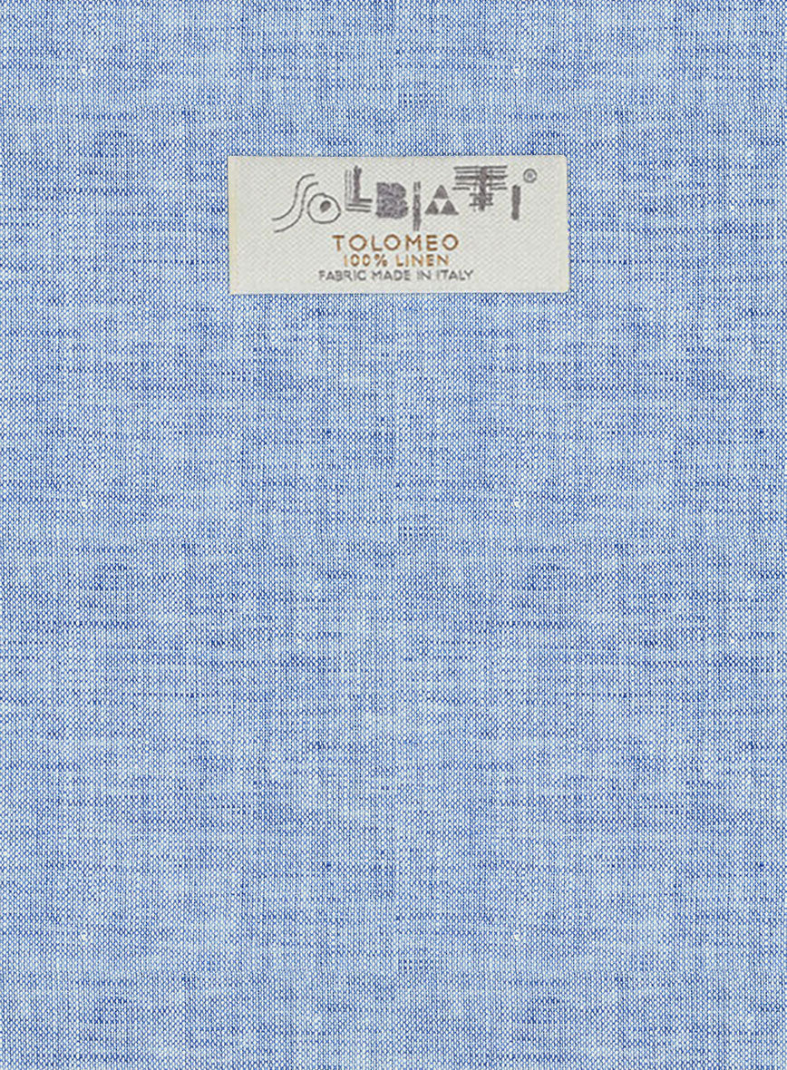 Solbiati Artic Blue Linen Jacket - Image 3
