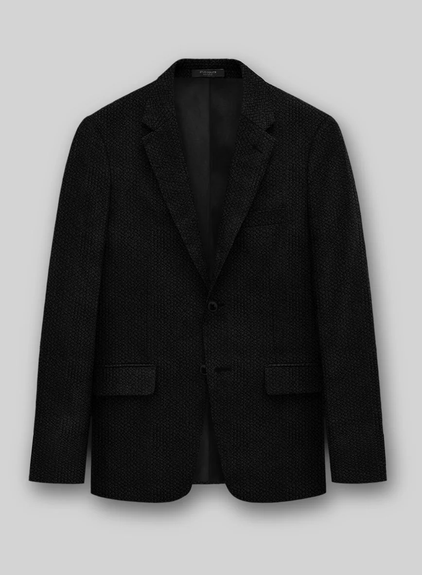 Solbiati Black Seersucker Suit - Image 3