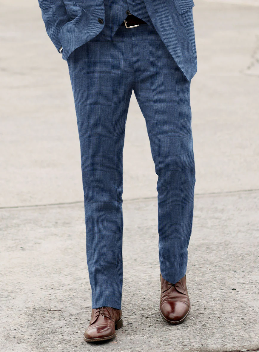 Solbiati Blue Prince Linen Pants - Image 2