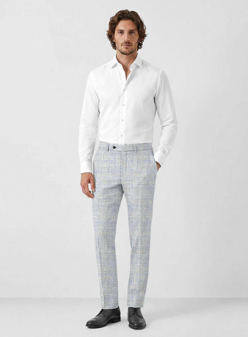 Solbiati Cloudweave Blue Linen Suit - Image 7