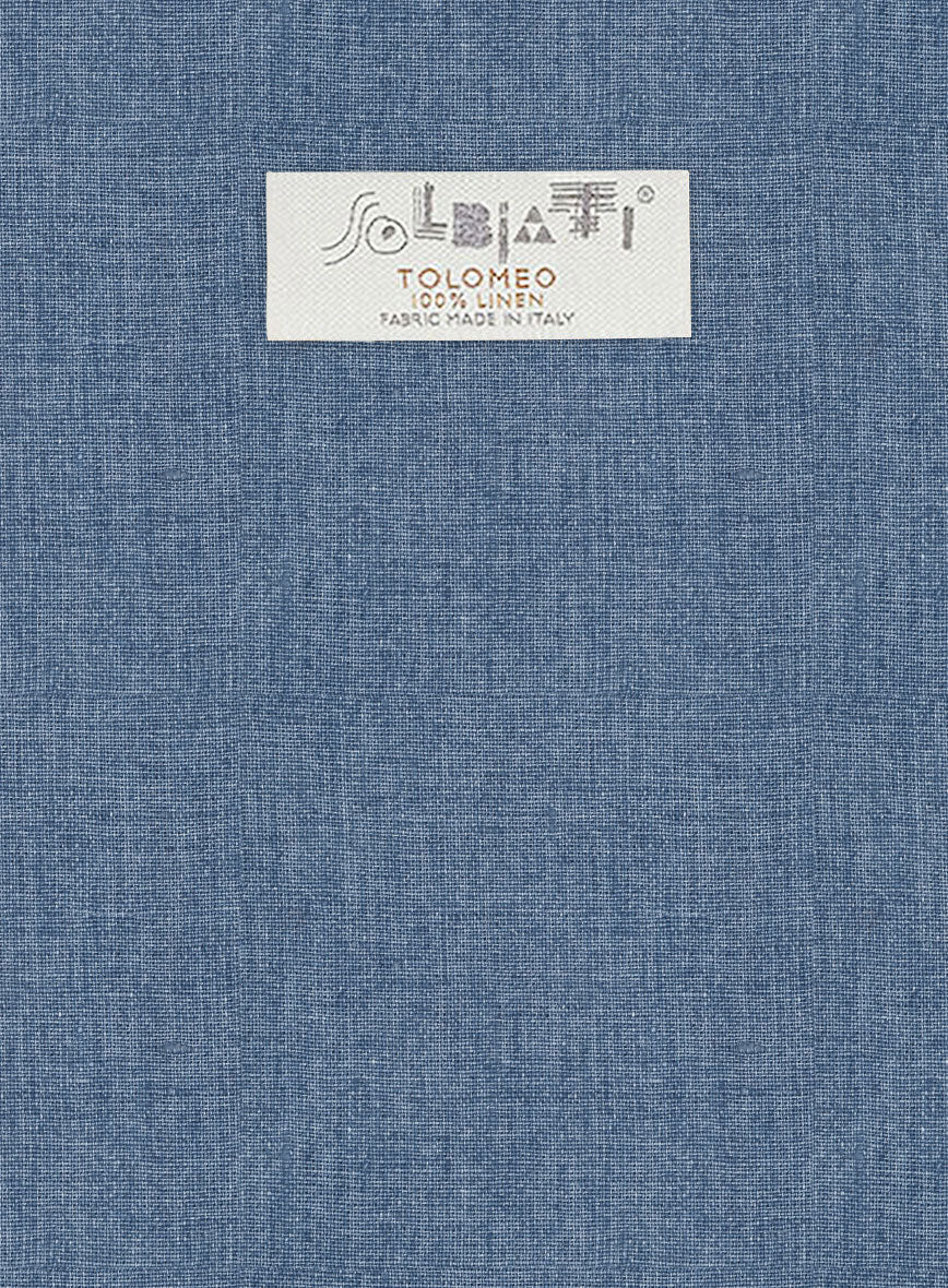 Solbiati Denim Light Blue Linen Suit - Image 8