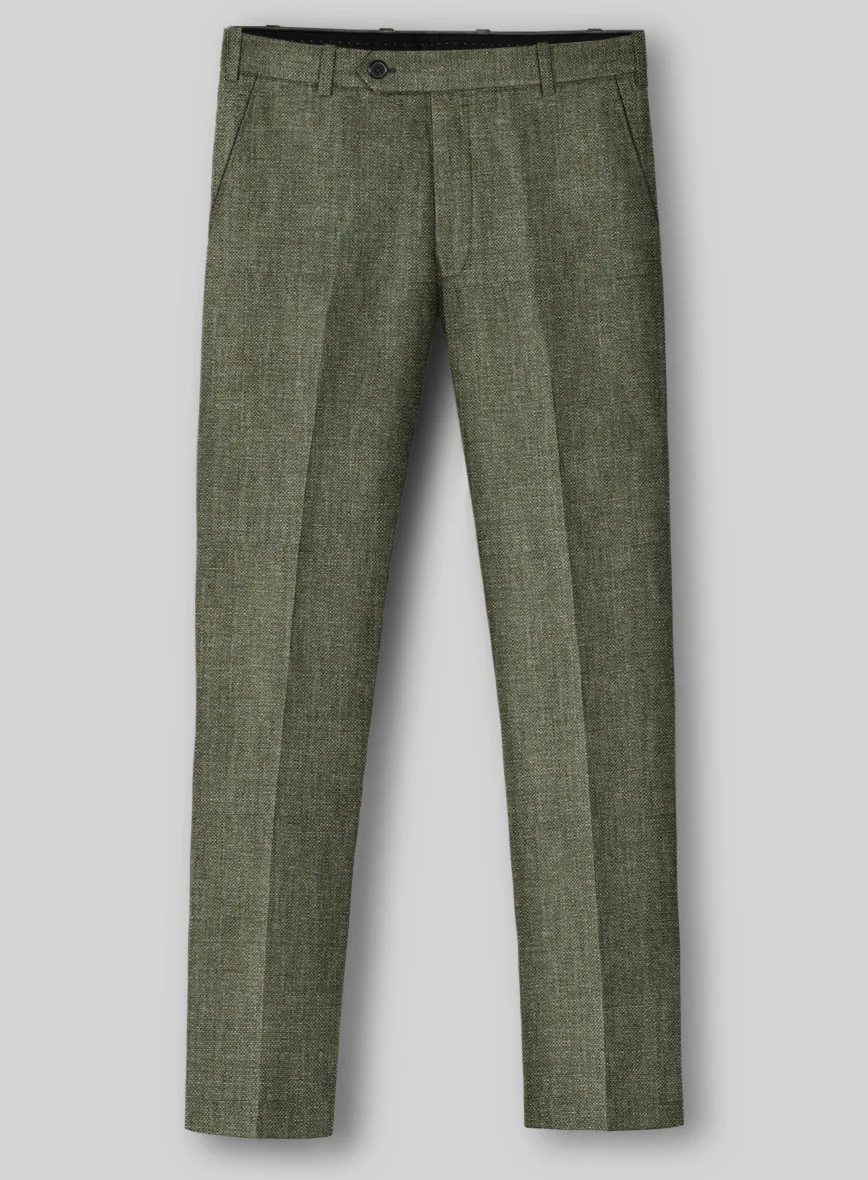Solbiati Dew Green Linen Pants - Image 2