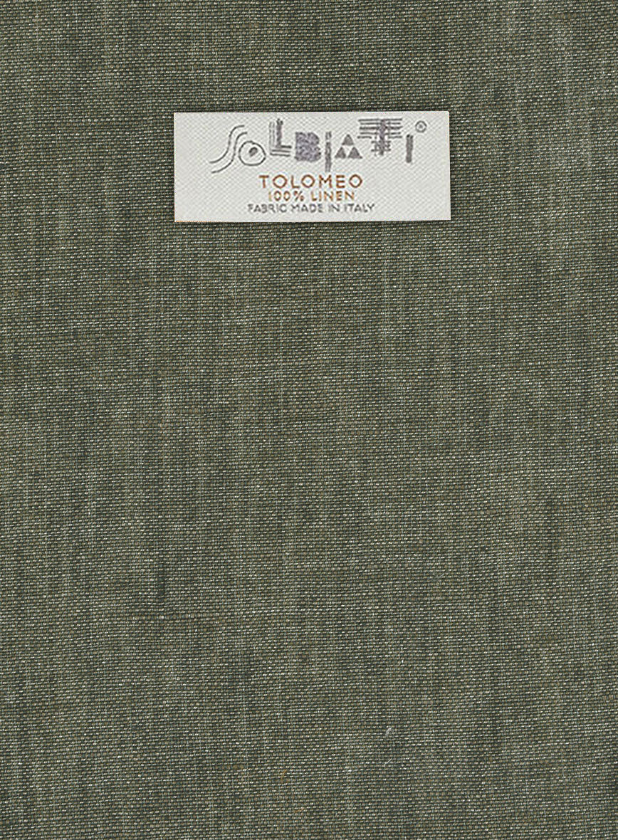 Solbiati Dew Green Linen Pants - Image 4