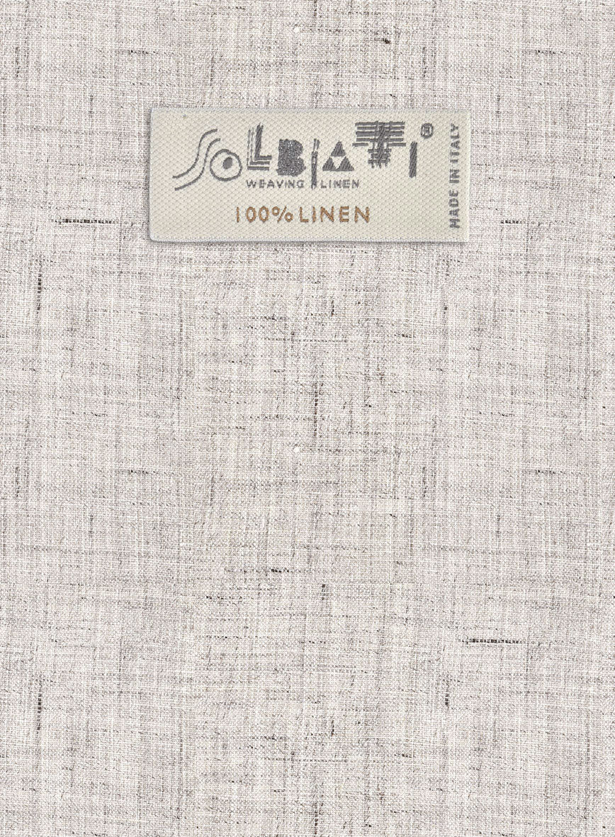Solbiati Earthweave Brown Linen Suit - Image 6