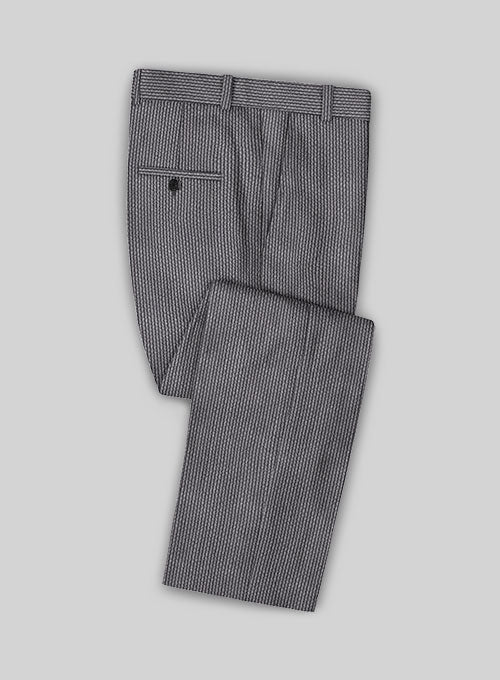 Solbiati Gray Blue Seersucker Suit - Image 4