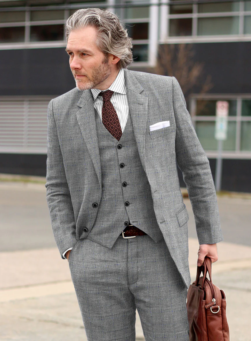 Solbiati Gray Glen Linen Jacket - Image 2