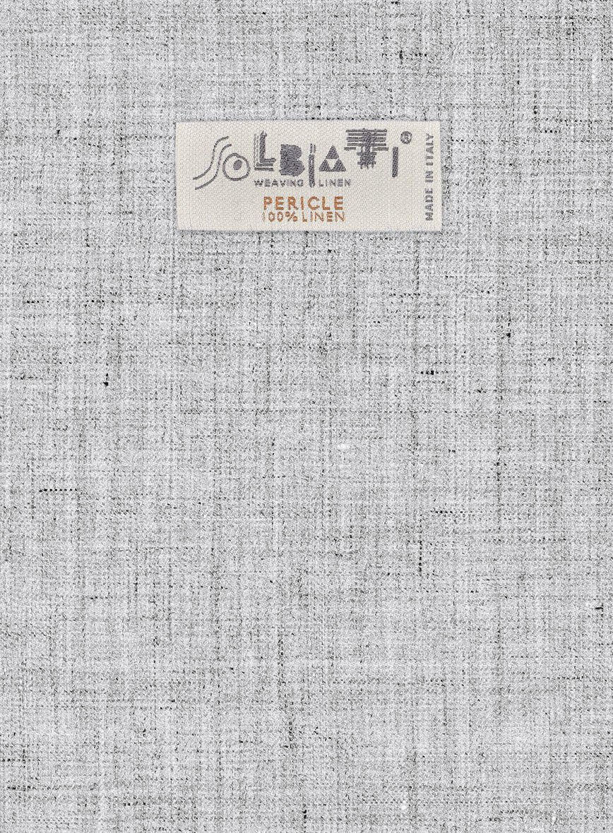 Solbiati Haze Gray Linen Suit - Image 7