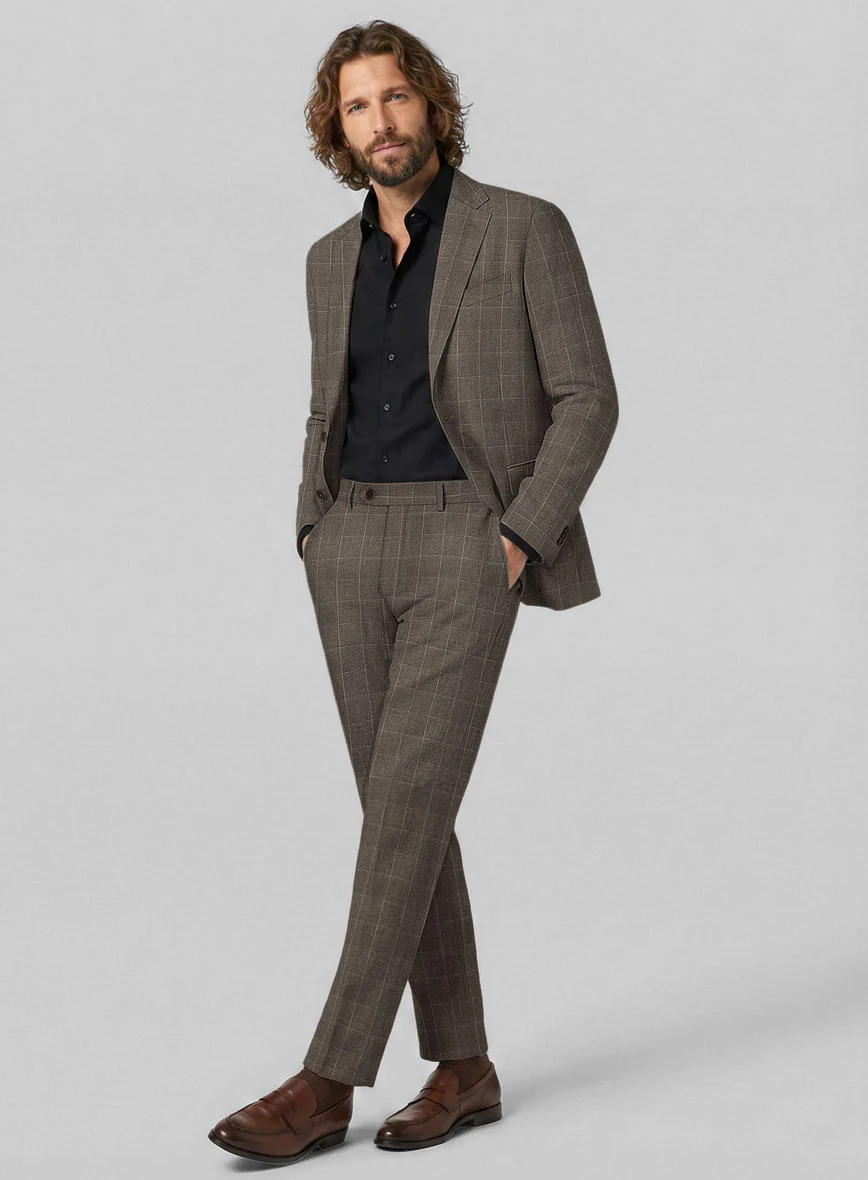 Solbiati Linen Wool Silk Oddo Suit