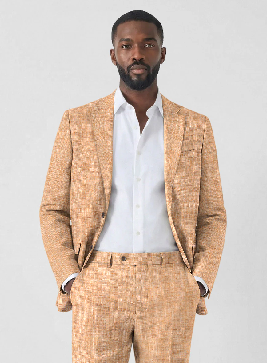 Solbiati Melon Linen Jacket - Image 2