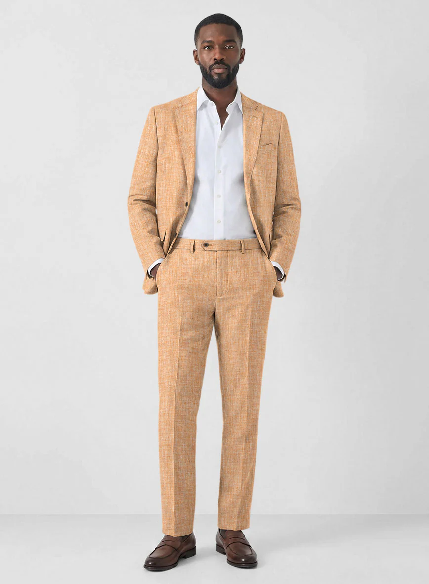 Solbiati Melon Linen Suit