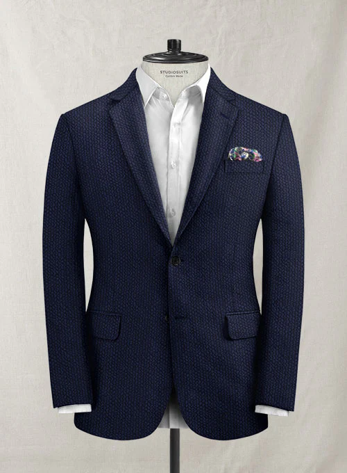 Solbiati Navy Blue Seersucker Suit - Image 3