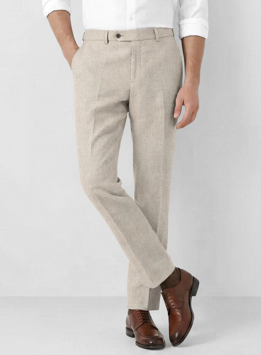 Solbiati Pericle Beige Linen Pants