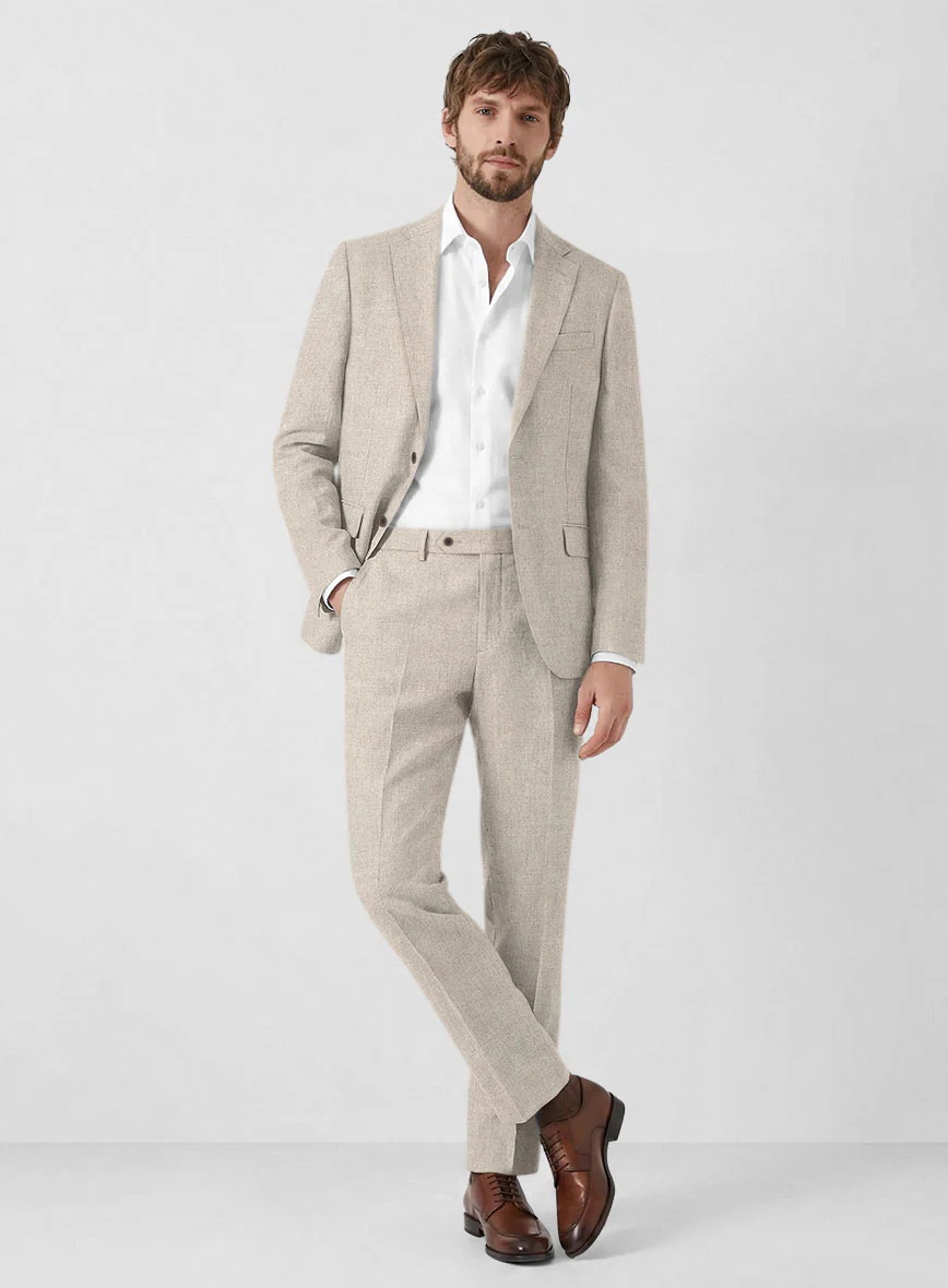 Solbiati Pericle Beige Linen Suit