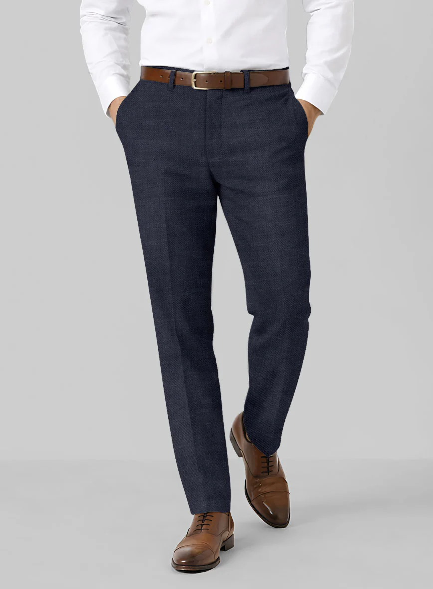 Solbiati Pericle Dark Blue Linen Pants