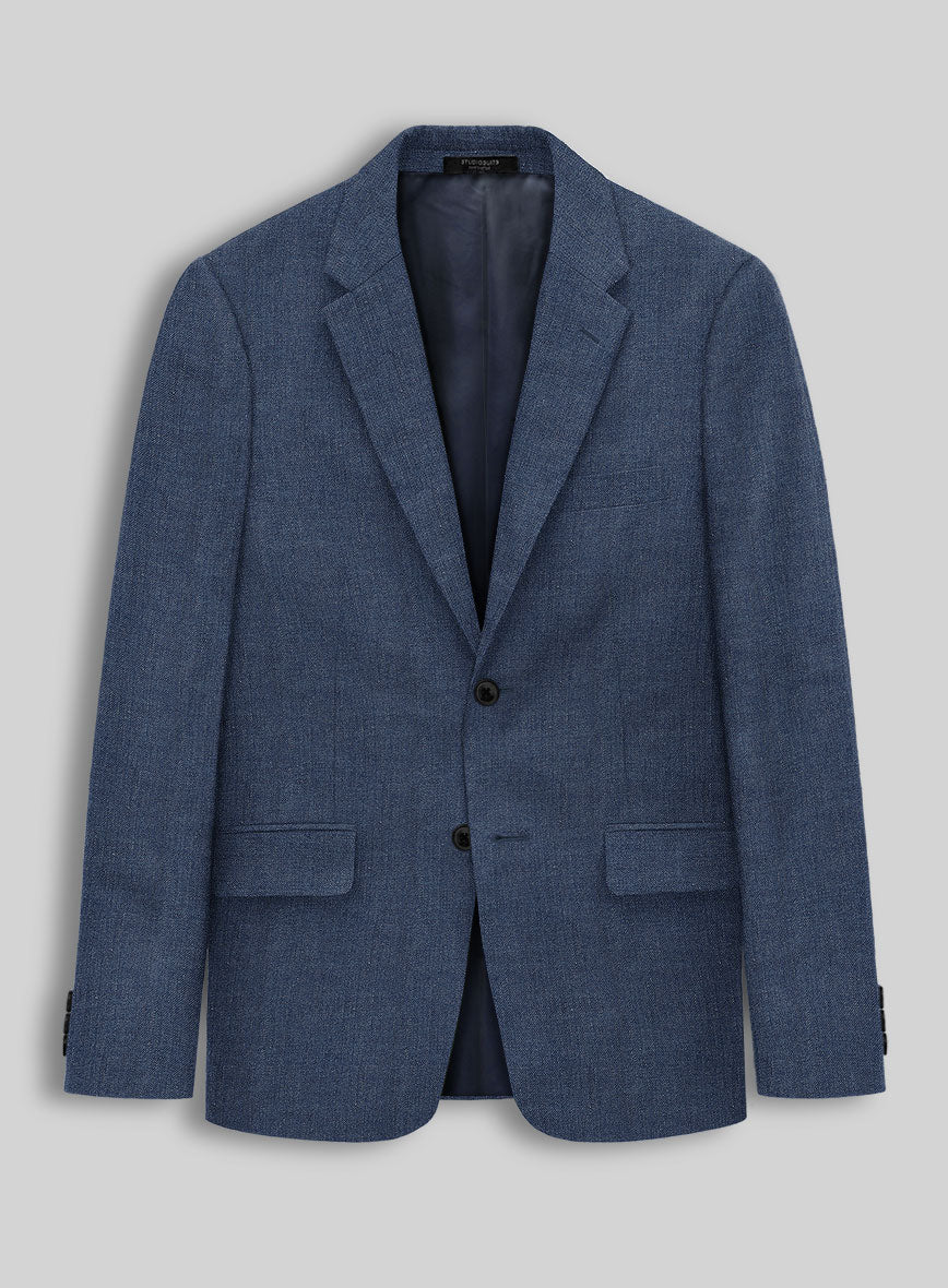 Solbiati Pericle Denim Blue Linen Suit - Image 5