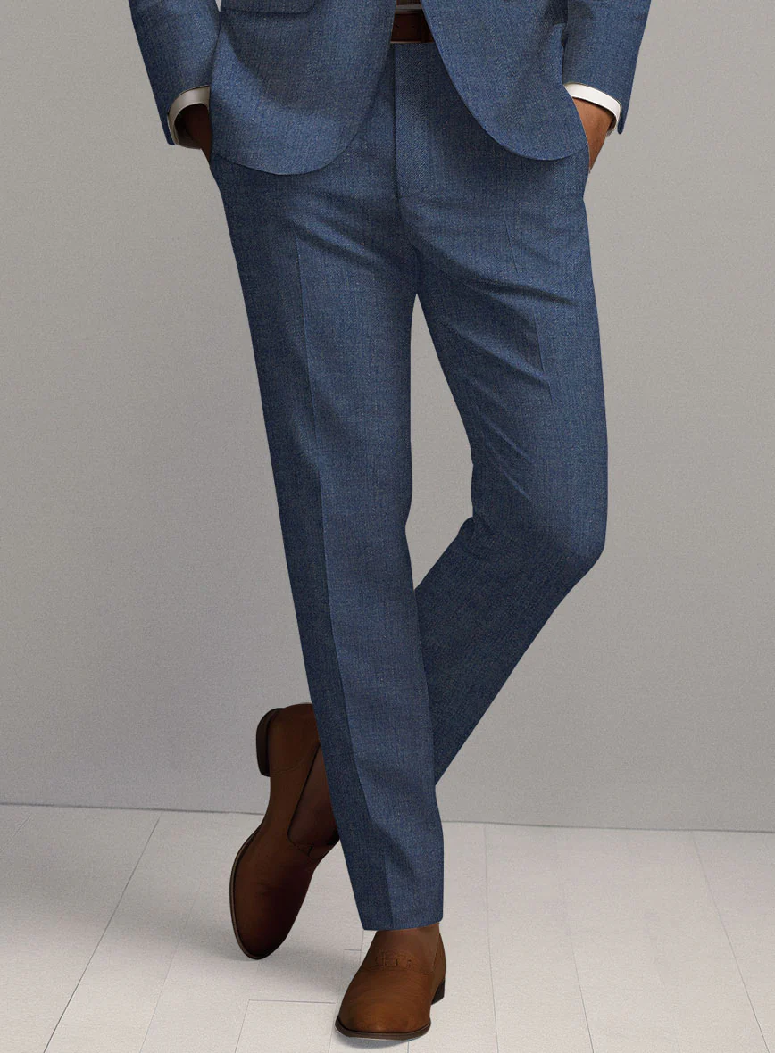 Solbiati Pericle Denim Blue Linen Suit - Image 6