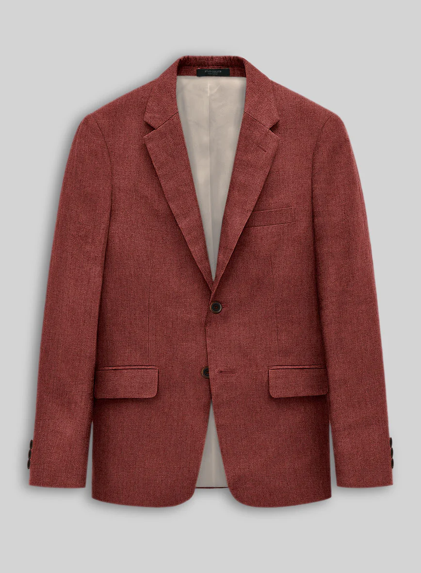 Solbiati Pericle Rust Linen Jacket