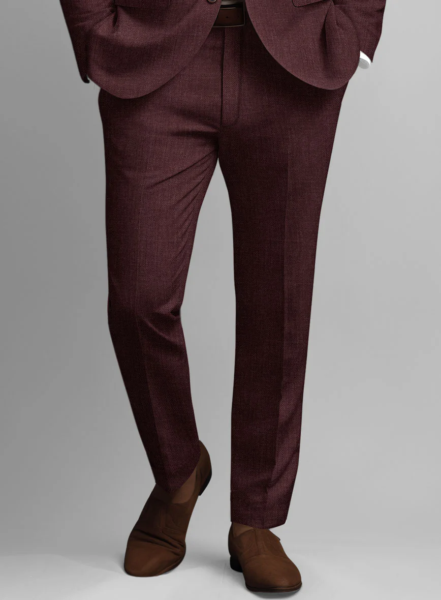 Solbiati Pericle Wine Linen Suit - Image 5