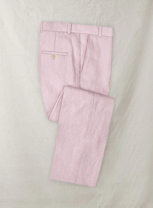 Solbiati Pink Seersucker Suit - Image 4