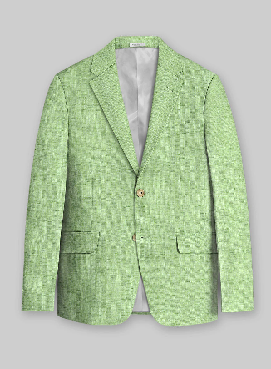 Solbiati Spring Green Linen Jacket