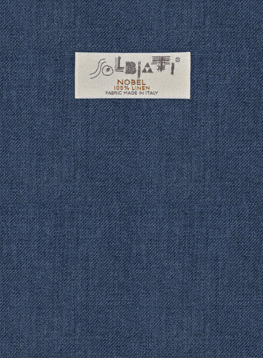 Solbiati Twill Indigo Linen Jacket - Image 2