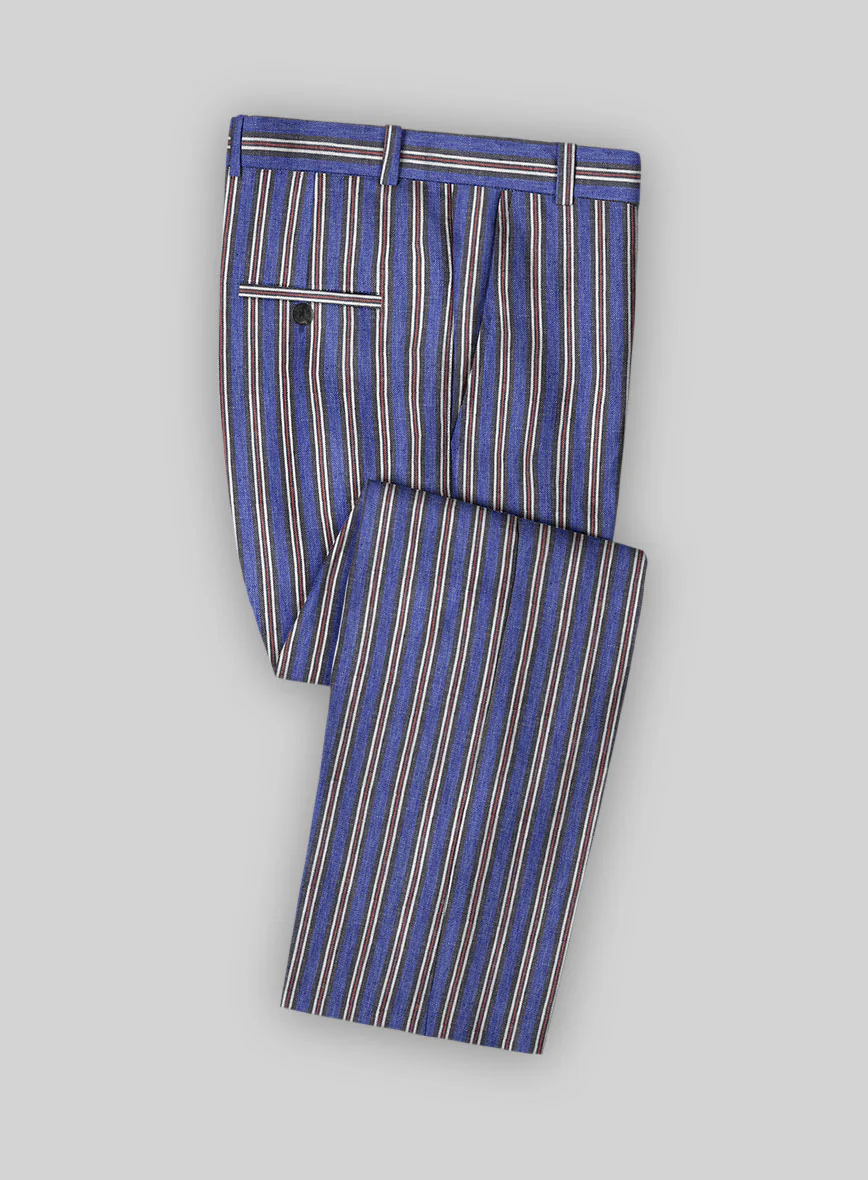 Solbiati Varlli Stripe Linen Pants