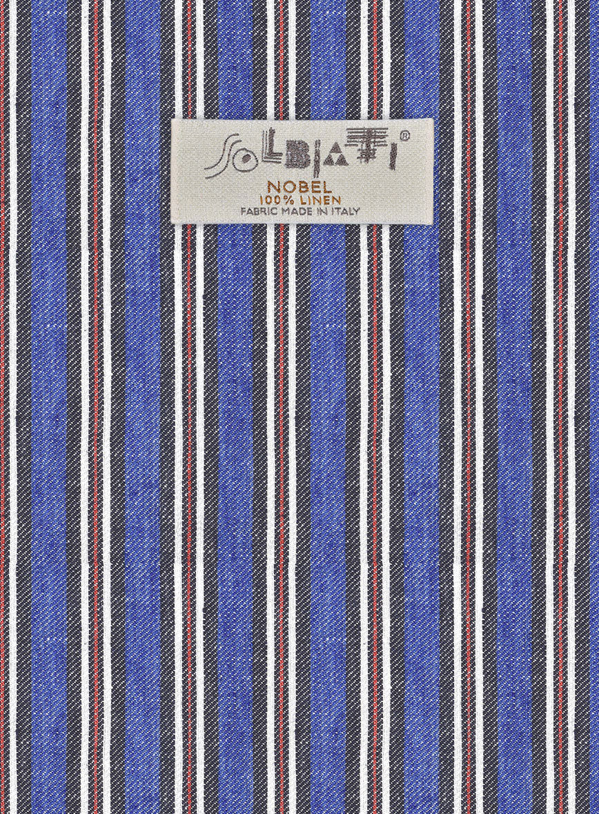 Solbiati Varlli Stripe Linen Pants - Image 2