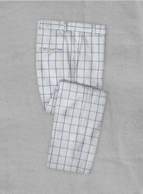 Solbiati White Checks Seersucker Suit - Image 4