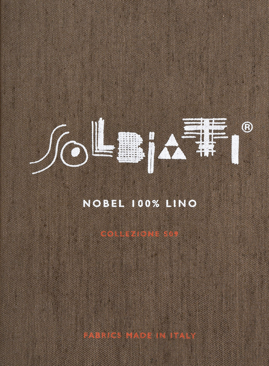 Solbiati Wine Square Linen Jacket - Image 6