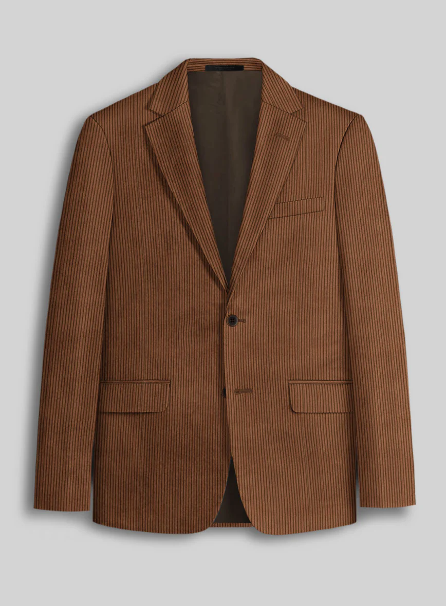 Spring Brown Corduroy Jacket