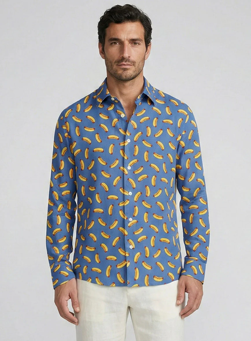 Street Snack Cotton Shirt