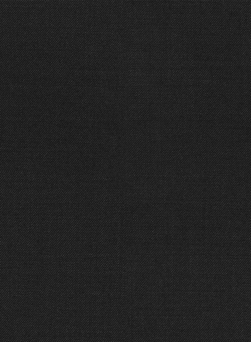 Stretch Black Wool Pants - Image 3