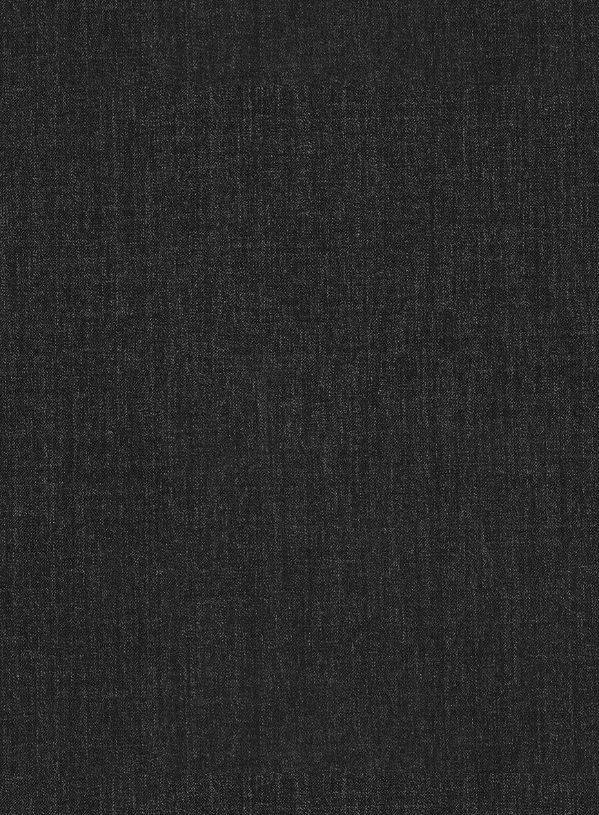 Stretch Charcoal Wool Jacket - Image 2