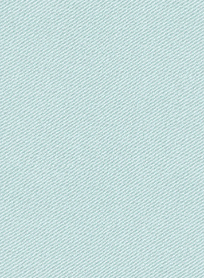 Stretch Summer Sky Blue Chino Suit - Image 8